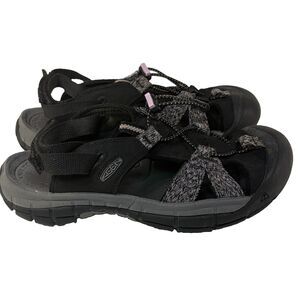 KEEN Ravine H2 Closed Toe Water Sport Sandal Black Gray Size 11